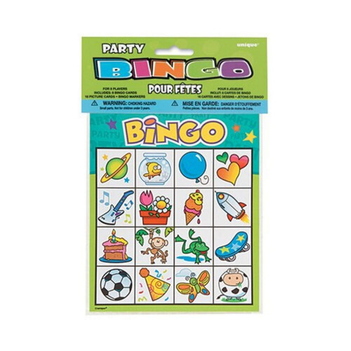 Gioco unico di Party Bingo, 8 giocatori, multicolore