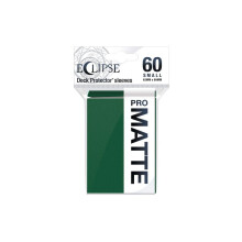 Protetor de Deck Ultra Pro Eclipse Matte Small Sleeves, Verde Floresta - Pacote com 60 unidades