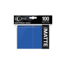 Protetor de Deck Ultra Pro Eclipse Matte Standard Sleeves, Azul Pacífico - 100 unidades por pacote