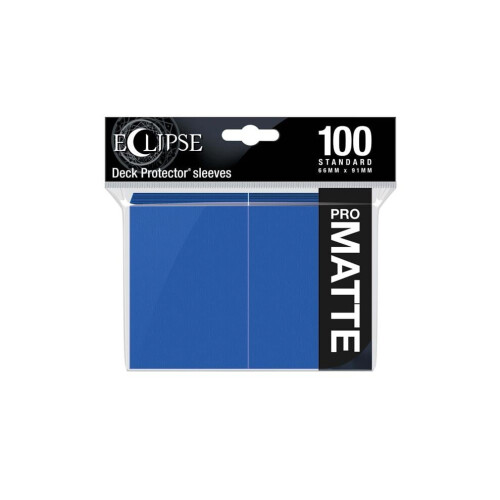 Ultra Pro Deck Protector Eclipse Matte Standard Sleeves, Pacific Blue - 100 per pakkaus