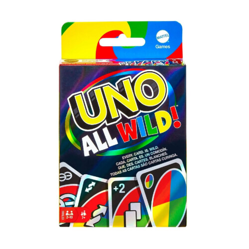 Uno All Wild Family Fun Gioco di carte da viaggio