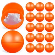 25 bolas de plástico para lotería, huecas y abribles, para actividades de mesa y fiestas.