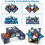 2 stuks Galaxy Star Sky Cube Magic Cube Set Kinderen Infinity Magic Cube Fidget Speelgoed 2