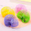 24pcs 4 Funny Smile Pattern Rainbow Ring Finger Pull Toys Elastic Ring Spring Stacking Ring Birthday Party Small 4