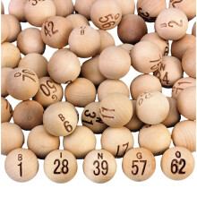 W9509 puiset bingopallot (75 kappaleen pakkaus)