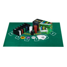 Conjunto de fichas de pôquer de cassino WICKED GIZMOS com 200 peças