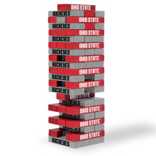 Wild Sports NCAA Ohio State Buckeyes tafelbladstapelaars 3 x 1 x .5 teamkleur