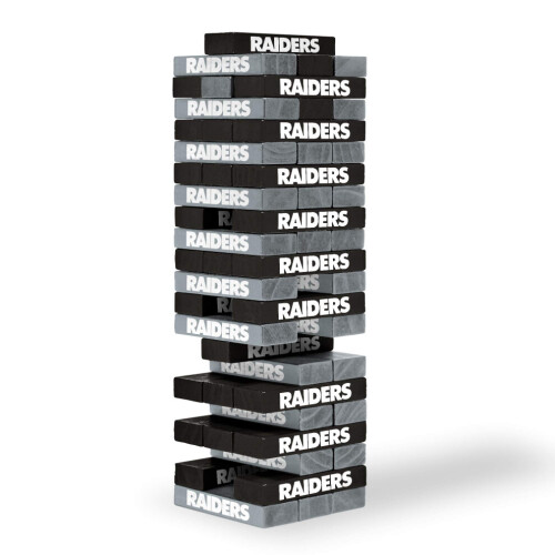 Wild Sports NFL Las Vegas Raiders Table Top Stackers 3 1