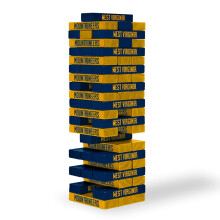 Wild Sports NCAA West Virginia Mountaineers Tafelblad Stackers 3 x 1 x .5 Teamkleur