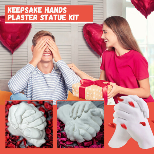 3er-Set Home Hand Casting Kit Gips Hand Molding Casting Kit für Geburtstagsfestivals 2