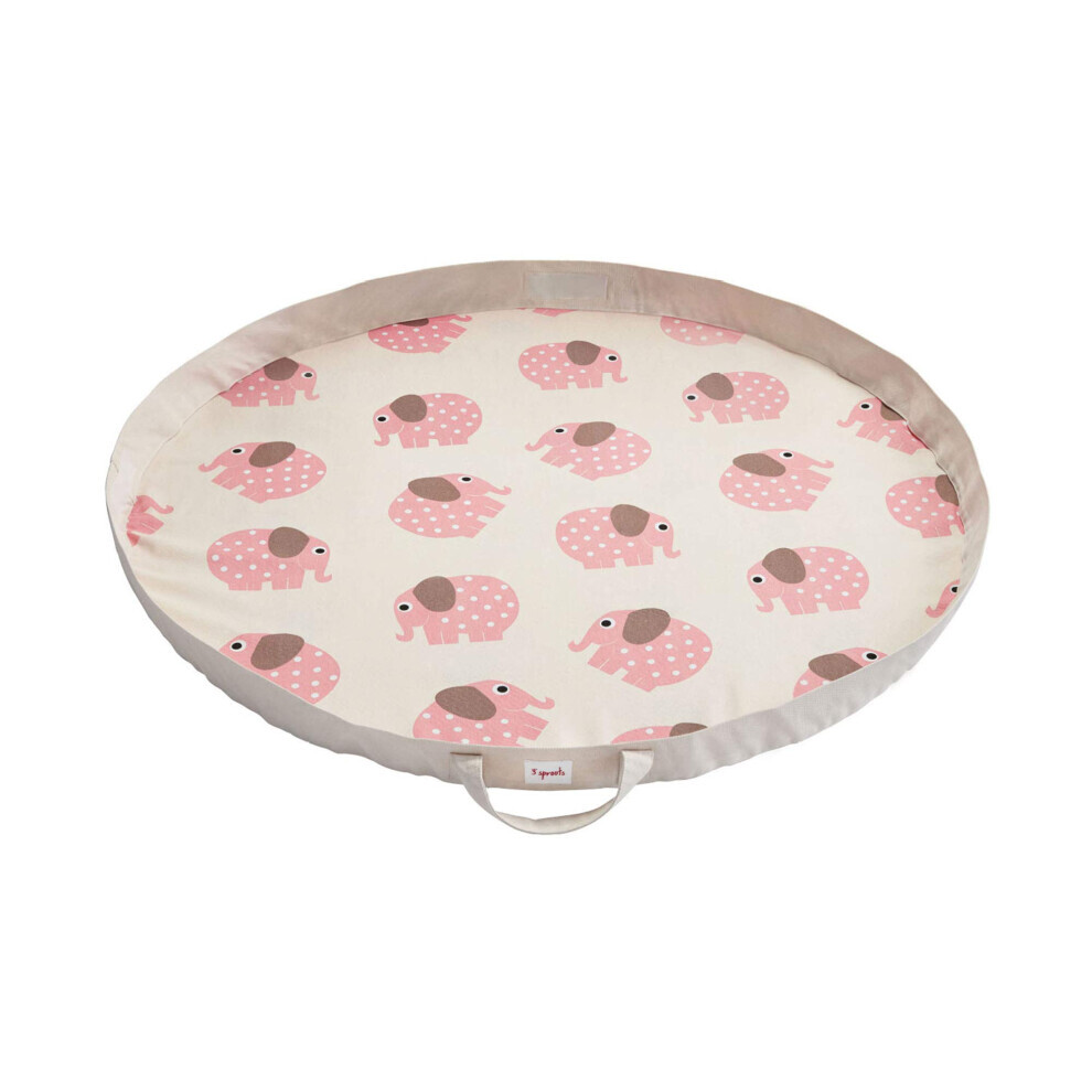Tapis de jeu et sac de rangement pour jouets 3 Sprouts - Grand tapis de jeu portable pour garçons et filles -