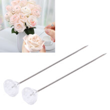 300 kpl Boutonniere Pins Kiiltävät Hienot Elegant Straight Pins hääjuhlakoristelun ompelemiseen