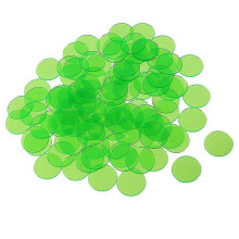 300 fichas de bingo profesionales de plástico multicolor.