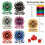 Set van 300 genummerde Texas Hold'em pokerchips met koffer 4
