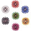 Set van 300 genummerde Texas Hold'em pokerchips met koffer 5