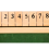 Jogo de família Red Shut the Box para 2 jogadores, 8,3 polegadas 2