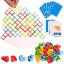 32 stuks Tetra Tower Balance Stacking Blocks Game, Balance Blocks Stacking Game Set Bordspellen voor kinderen