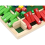 Jogo de tabuleiro familiar multicolorido para 4 jogadores, Shut the Box, 8,6 polegadas 2