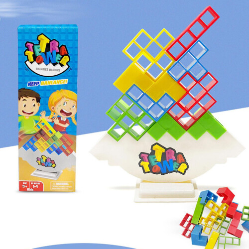 48 Stück Tetra Tower Balance Stacking Blocks Spiel, Brettspiele