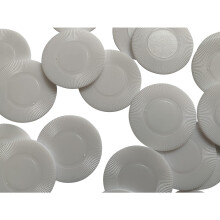 500 dünne Token/Trinkgutscheine/Pokerchips – ca. 39 mm (weiß)