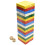 Jeu de construction classique Jenga avec 51 blocs de bois colorés 1