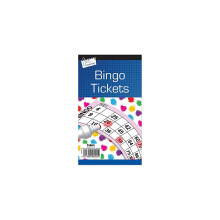 6 x Cartones de Bingo Just Stationery Libro de Bingo El color puede variar
