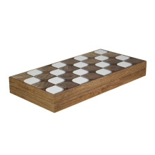 Set da backgammon in legno Geowood Design da 19 pollici