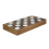 Conjunto de gamão com design de madeira geowood de 19 polegadas 5