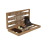 Backgammon-Set aus Holz mit Wabendesign, 19 Zoll 5