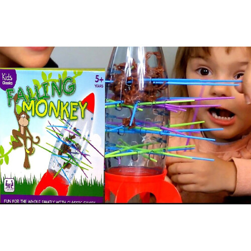Jogo infantil AAMEN Falling Monkeys com peças de macaco 1