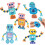 Jouets de construction en bois à assembler, kit de construction de robots pour enfants, blocs de construction 1