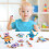 Jouets de construction en bois à assembler, kit de construction de robots pour enfants, blocs de construction 3