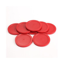 8 ks 63 mm Red Air Hockey Stolové puky Puk Palička Brankári Stolová hra Stolová hra Pomôcky na párty