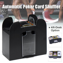 4/6-Deck Automatischer Kartenmischer Batteriebetriebener Casino Poker Spielautomat