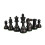 Atlantic Classic Schachfiguren Staunton, ebonisiertes Buchsbaumholz, 7,6 cm 2