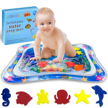 Baby-Spielmatte, Wasserspielmatten für Jungen, Spielzeug und Mädchen, Baby-Fitnessstudio, sensorisches Spielzeug