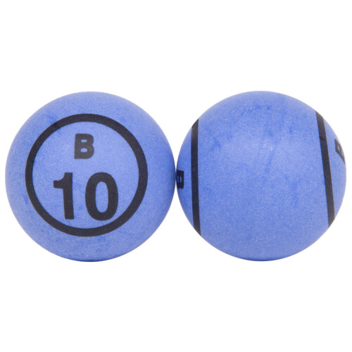 MR CHIPS Professional 1,57 (40 mm) Bolas de Bingo Multicoloridas com Número Único e Duplo - Bolas Estilo 1