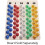 MR CHIPS Professional 1,57 (40 mm) Bolas de Bingo Multicoloridas com Número Único e Duplo - Bolas Estilo 5