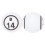 Bolas de Bingo MR CHIPS Professional 1,57 (40 mm) Brancas com Número Duplo - Bolas Estilo Ping Pong 2
