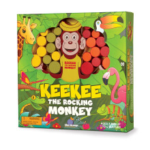 Blue Orange Games Keekee The Rocking Monkey -palkinnon voittanut puinen taitojen kehittämisen tasapainopeli