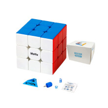 Cubo di velocità Maglev MOYU RS3M 3x3 senza adesivi, versione Maglev (aggiornata), puzzle 3D fluido, giocattolo