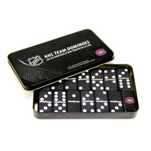 NHL Montreal Canadiens Domino Set in Metalen Geschenkblik