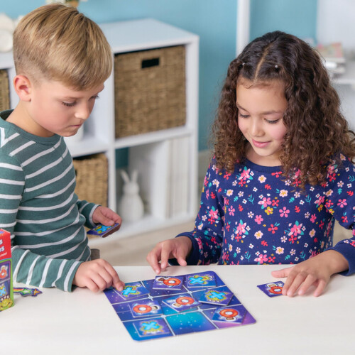Gioco Astronauti e Croci di Orchard Toys, gioco piccolo e compatto, ottimo per i viaggi, gameplay semplice, per 1