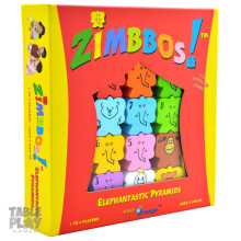 Jogo de pirâmides de equilíbrio elefante Zimbbos azul laranja