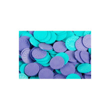 Token B-Token TOPLSTEM03 em relevo na cor Aqua com sol