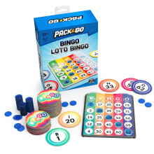 Jogo de Bingo Pack Go da Spin Master Games Jogos ao ar livre Jogos infantis Jogos de quintal Jogos de