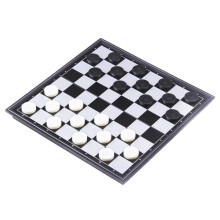 Palmetto Housewares 8x8 dosková dáma Návrh 64 štvorcov Stolová hra Návrhárska dáma s výsuvnou doskou