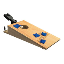 Buffalo Games - Mini Cornhole-tafelspel - Behendigheidsspel - Gooien over - Competitief spel voor twee spelers