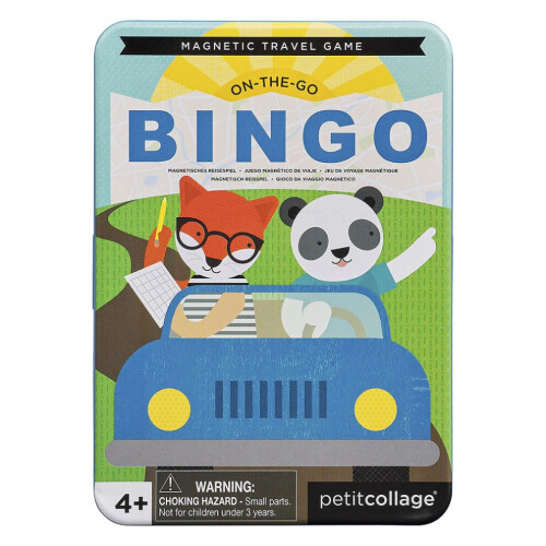 Petit Collage - Gioco magnetico da viaggio Bingo da viaggio