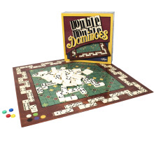 Calliope Games Double Double Dominoes - Mexicaans treindomino-bordspel met een twist - Familiespel voor een spelletjesavond